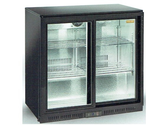 Retrobanco refrigerato 2 porte vetro scorrevoli BBC 208 S